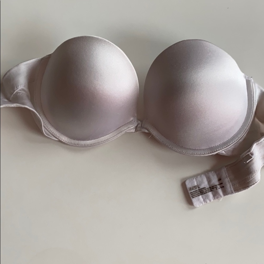 White strapless